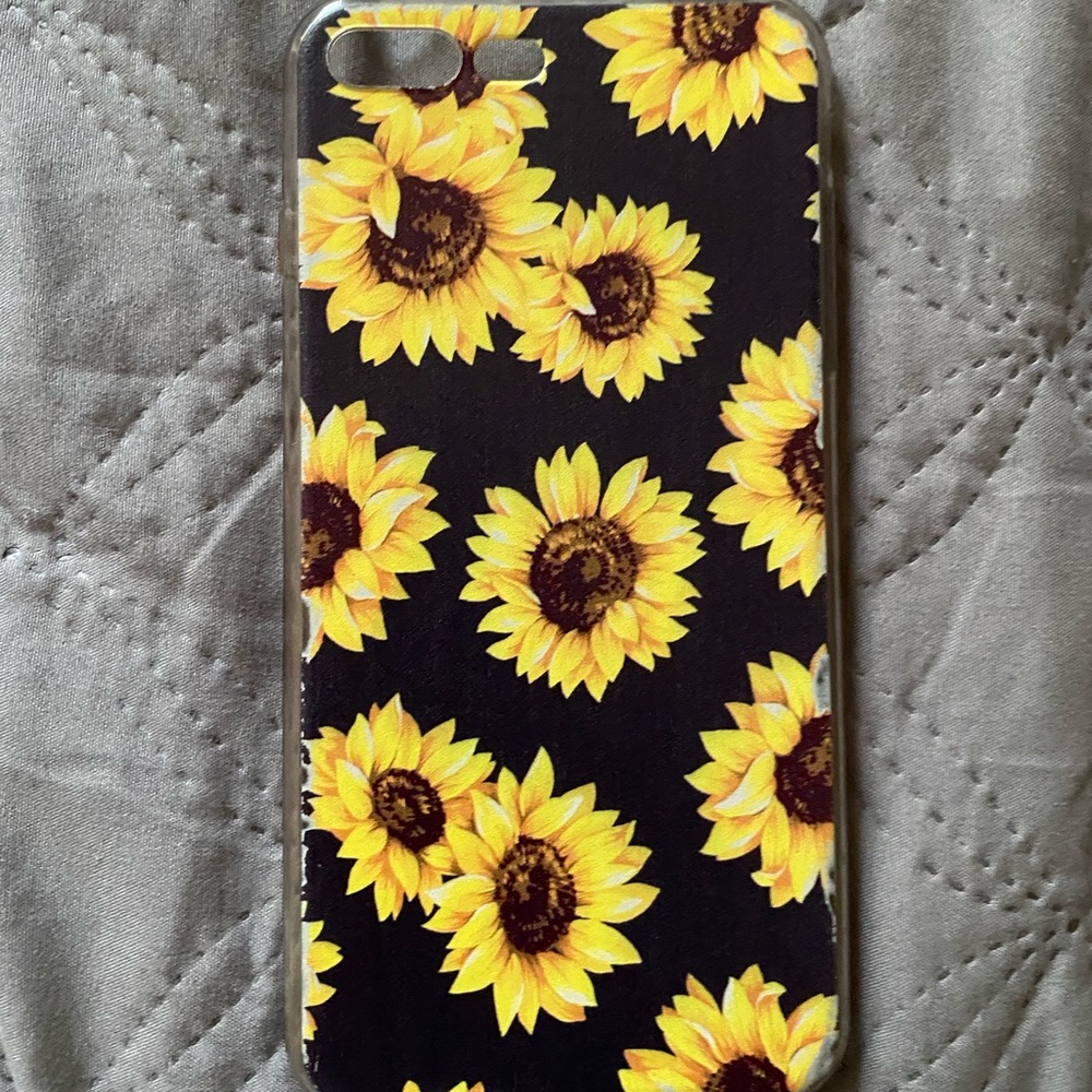 Cute sunflower case for iPhone 8 Plus